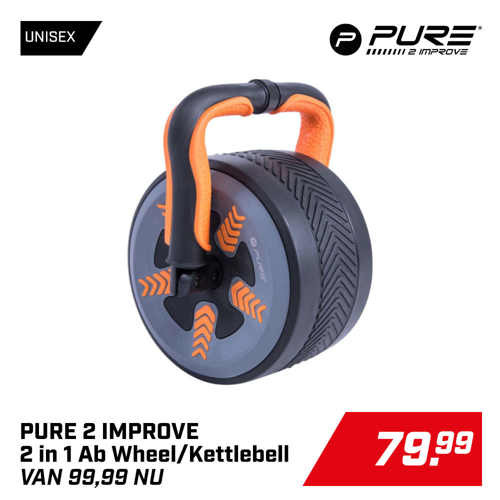 2-in-1 Ab Wheel Kettlebell