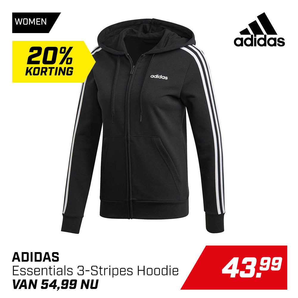 adidas Essentials 3-Stripes Hoodie