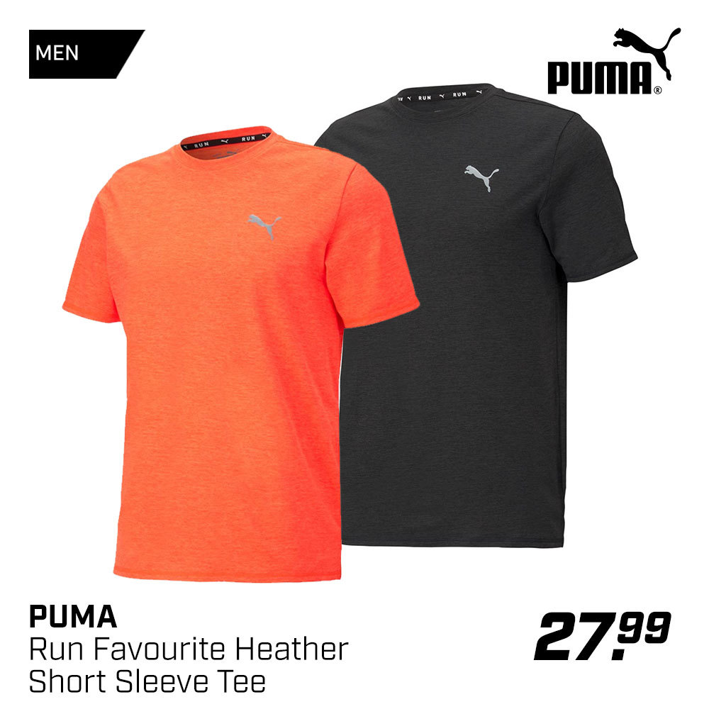 Puma Run Favourite Heather Short Sleeve Tee