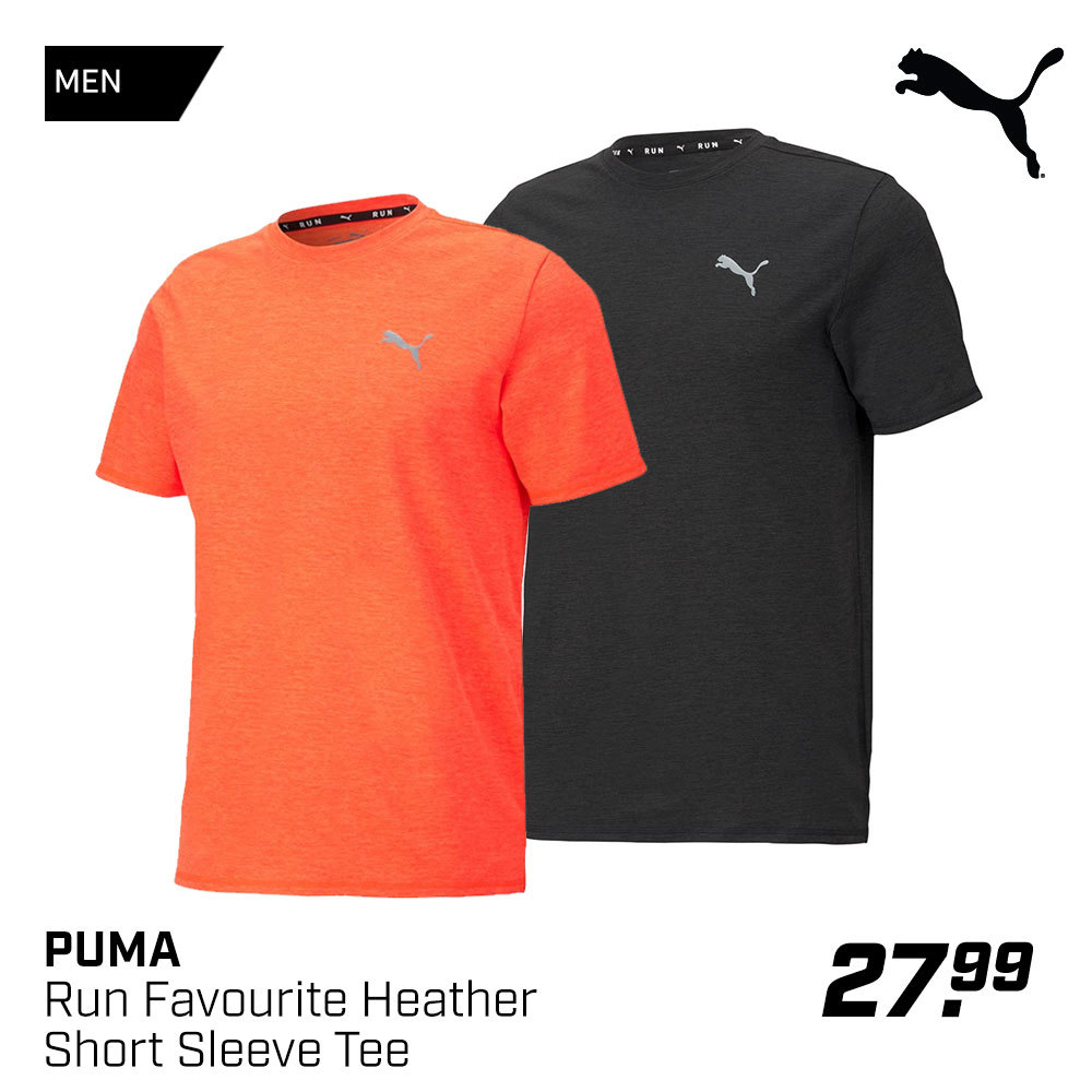 Puma Run Favourite Heather Short Sleeve Tee