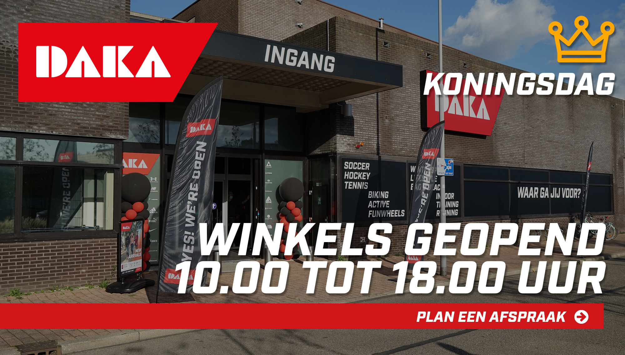 Koningsdag geopend