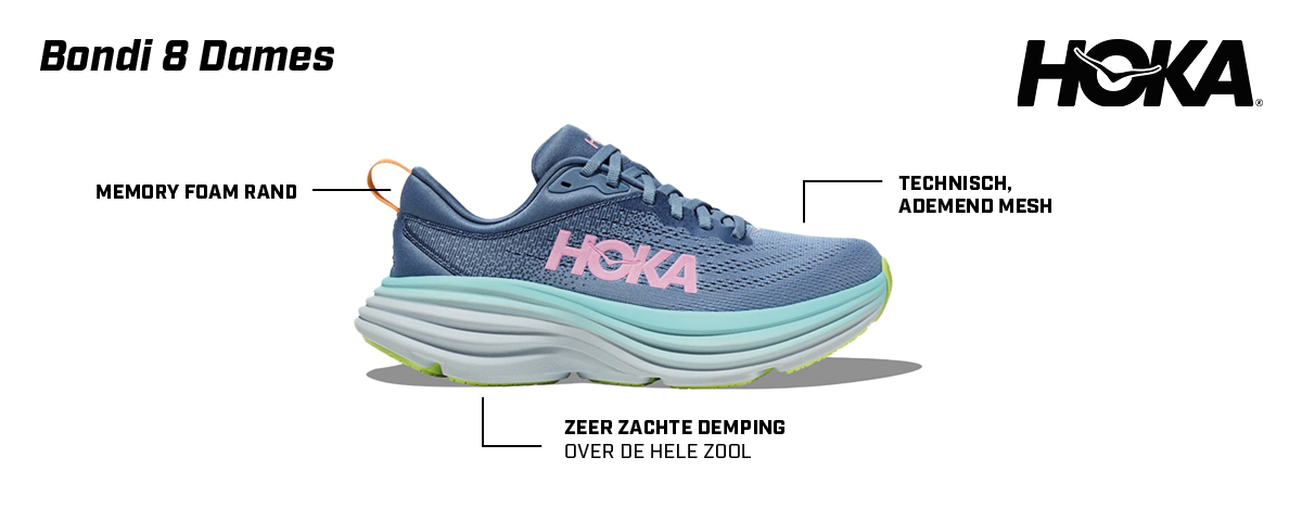 Shop HOKA Bondi 8 Dames