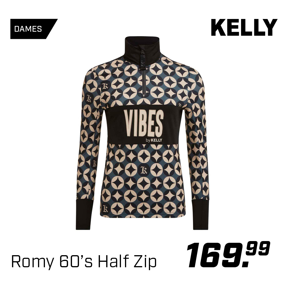 Shop Kelly Romy 60's Half Zip bij DAKA