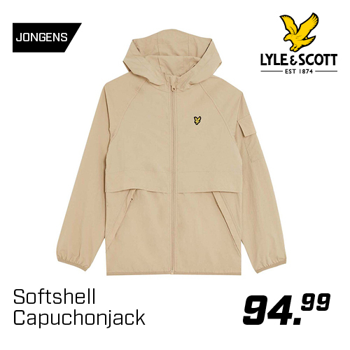 Shop Lyle & Scott Softshell Capuchonjack