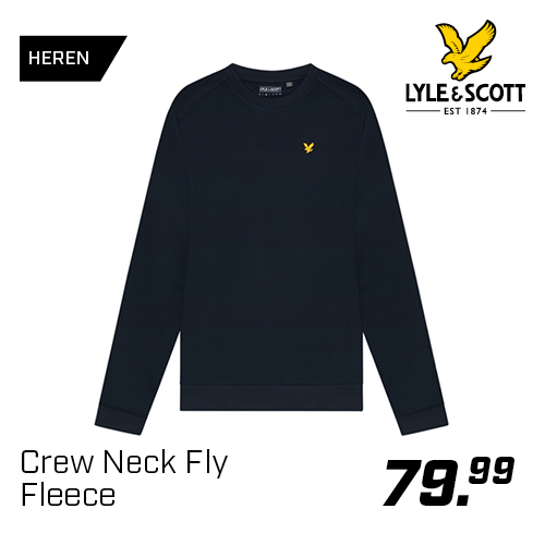 Shop Lyle & Scott Crew Neck Fly Fleece