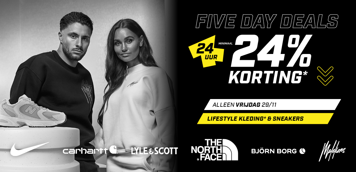 Shop onze Five Day Deals tijdens Black Friday