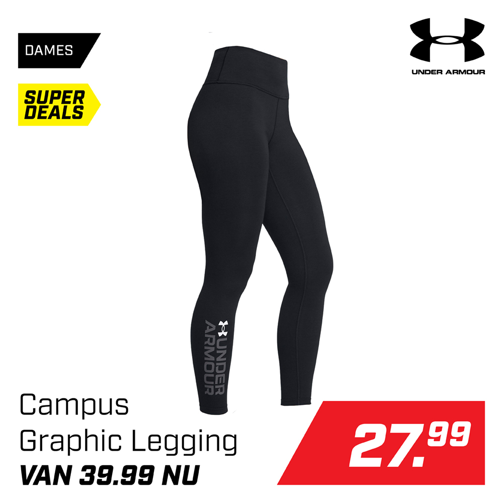 Shop Under Armour Campus Graphic Legging