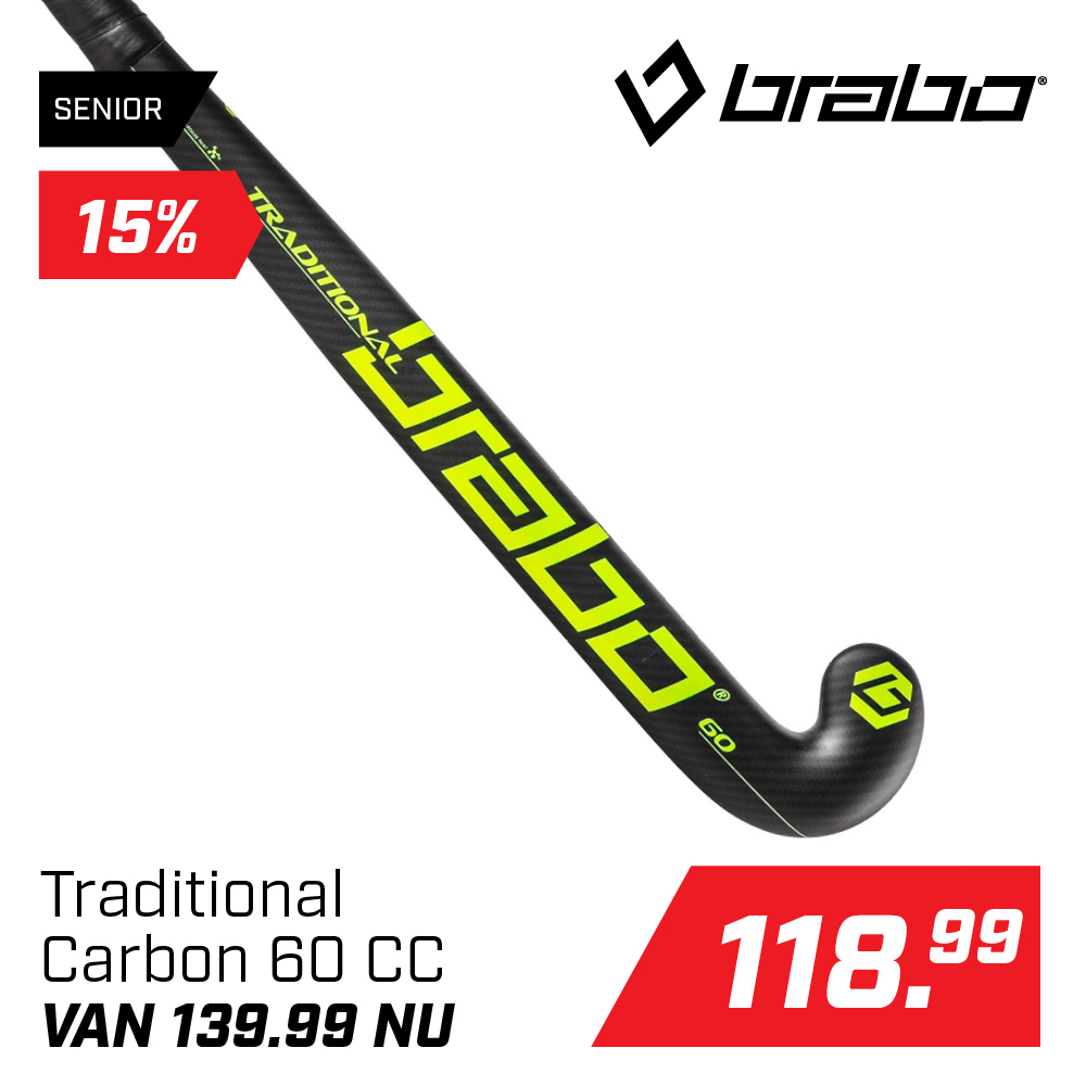 Shop Brabo Traditional Carbon 60 CC hockeystick