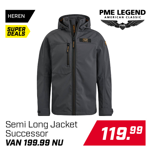 Shop PME Legend Semi Long Jacket Successor